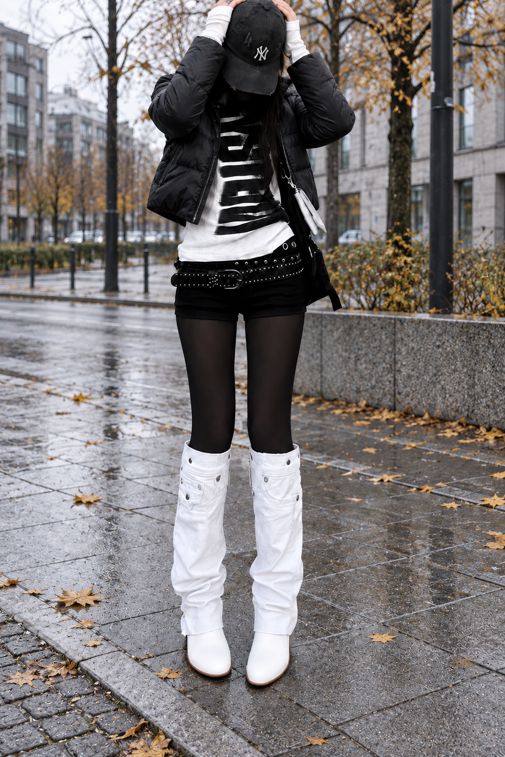 Whiteout Block True Religion Denim Boots