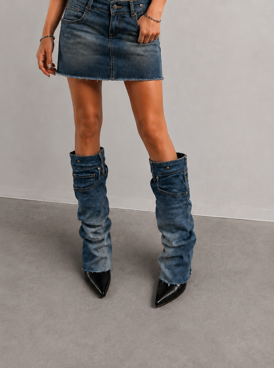 Levi's Denim Boots