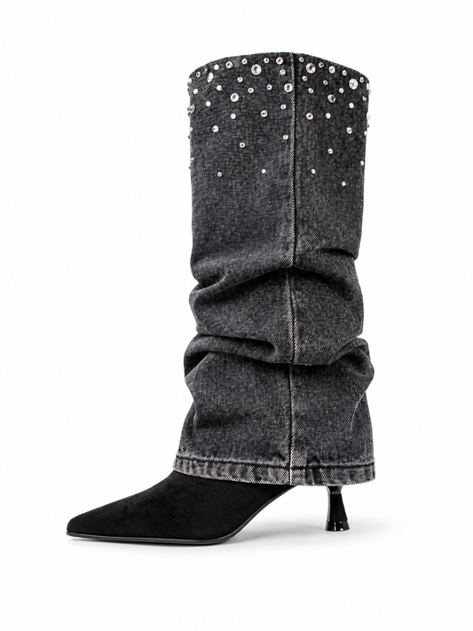 Ellie Denim Boots