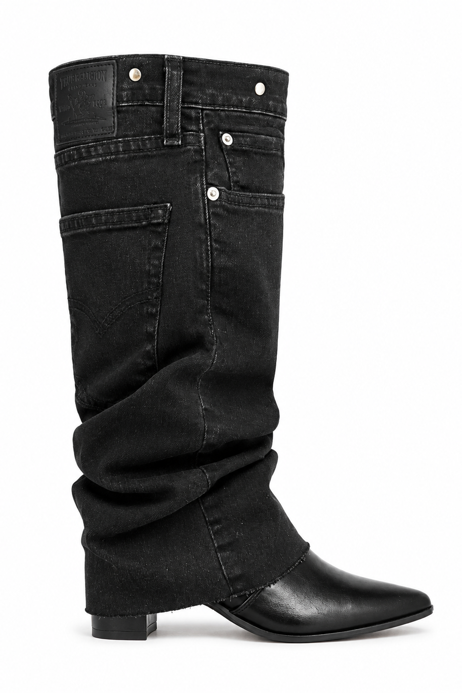 Block Levi's Denim Boots