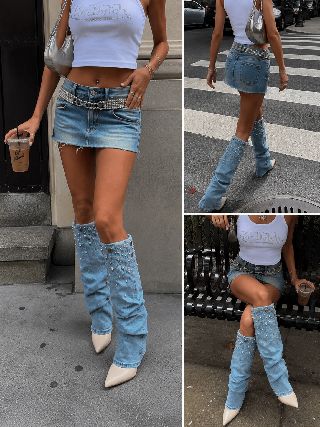 Molly Denim Boots