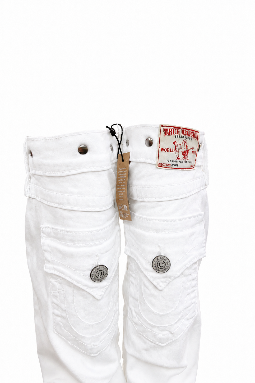 Whiteout Block True Religion Denim Boots