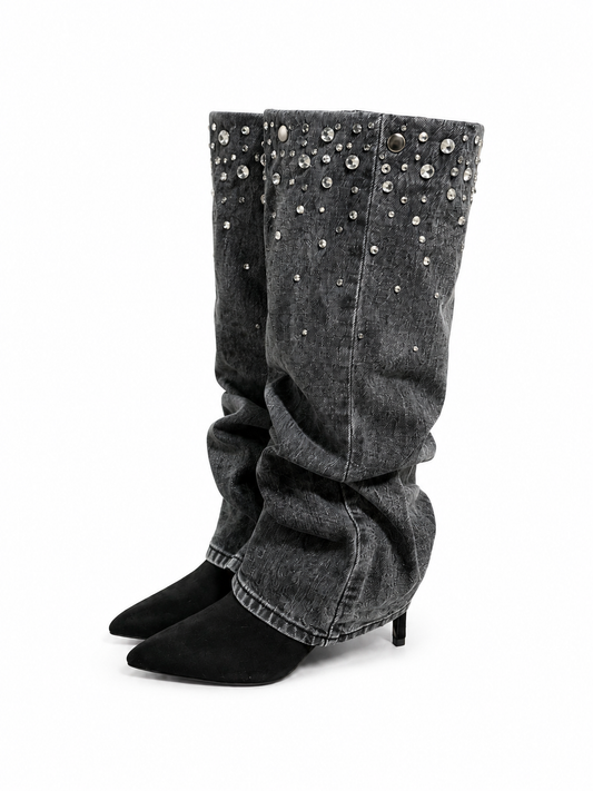 Ellie Denim Boots