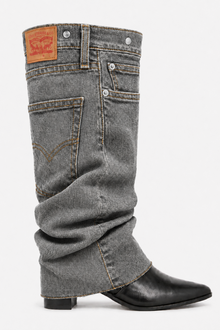Block Levi's Denim Boots