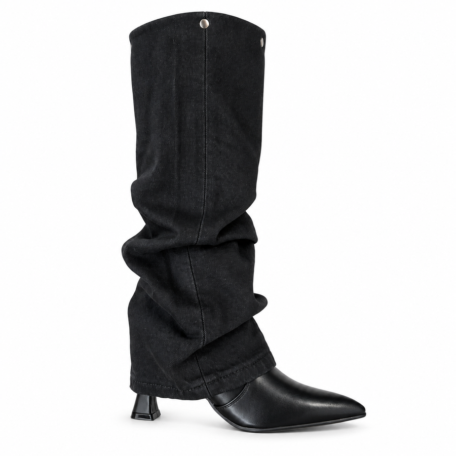 Classic Denim Boots