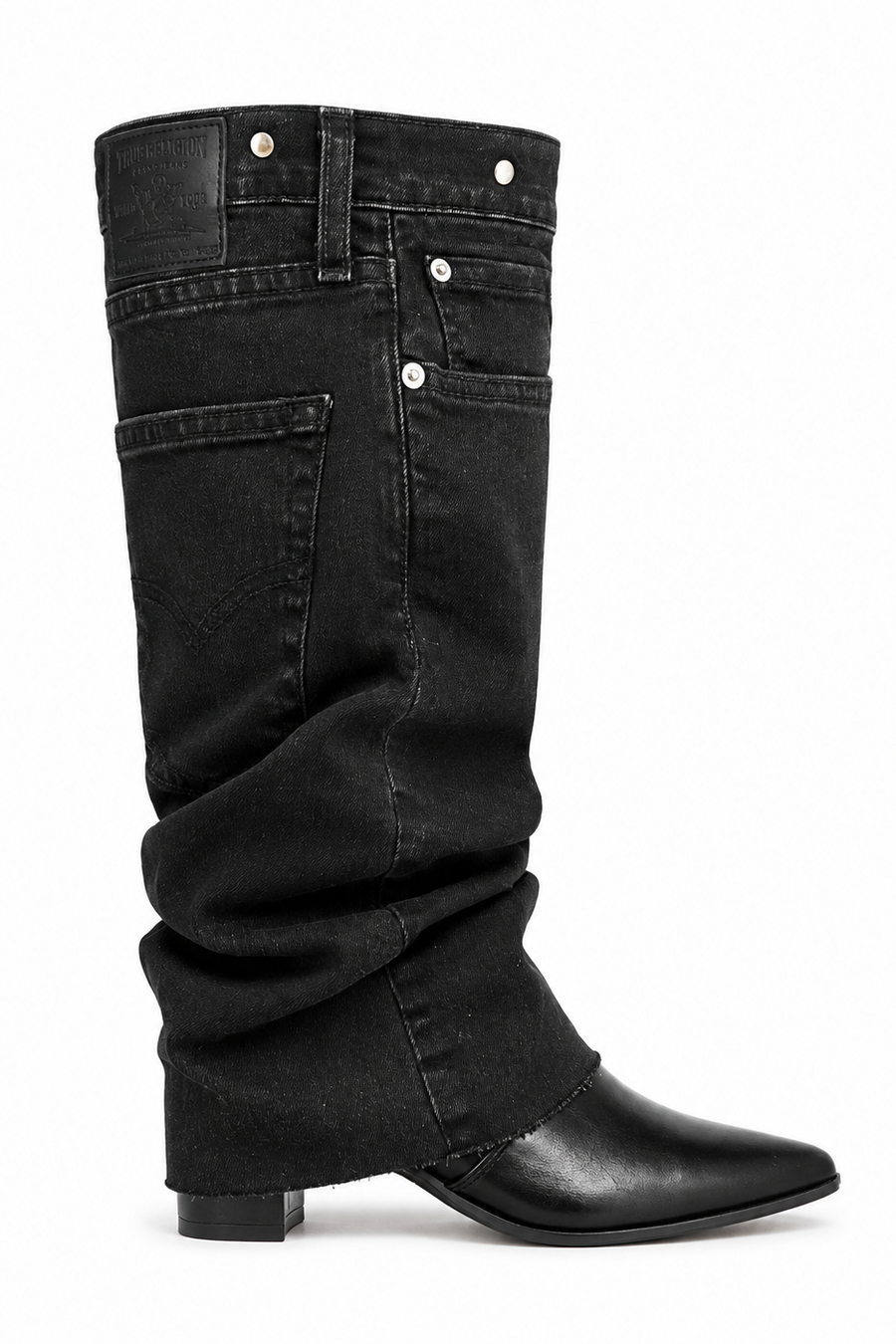 Block Levi's Denim Boots