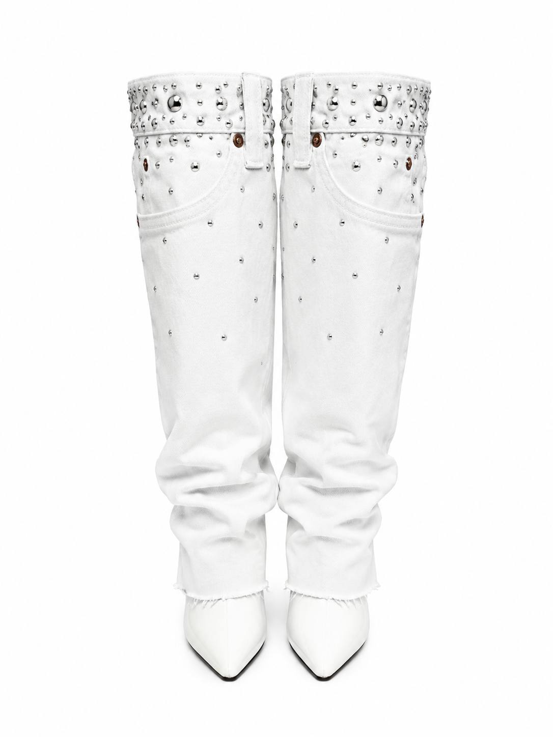 Rhinestone Levi's Denim Boots